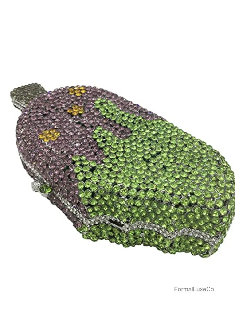 Novelty Mini Popsicle Crystal Clutch Bag Rhinestone Evening Handbag Prom Purse